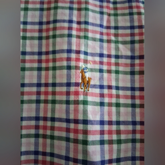 Ralph Lauren Plaid Button Front Longsleeve Shirt S Preppy Academia - Picture 4 of 7